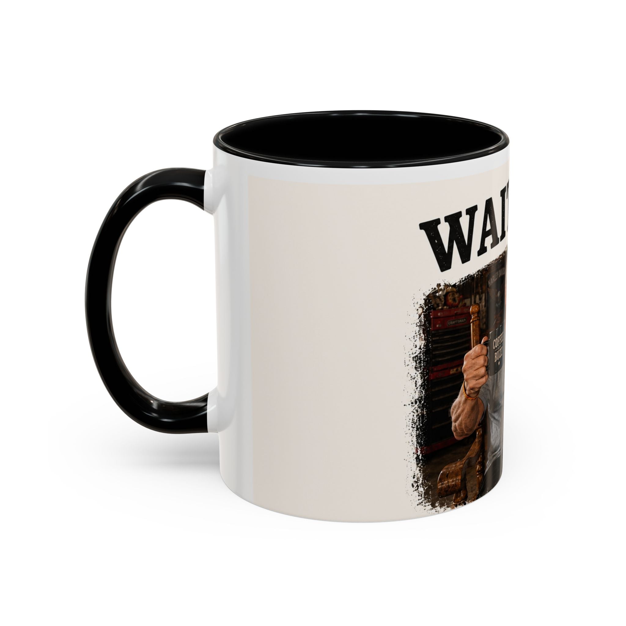 Coffee Mug - "Coffee with Buzz" Bee Coffee Cup, Funny Coffee Lover Gift (11/15oz)
