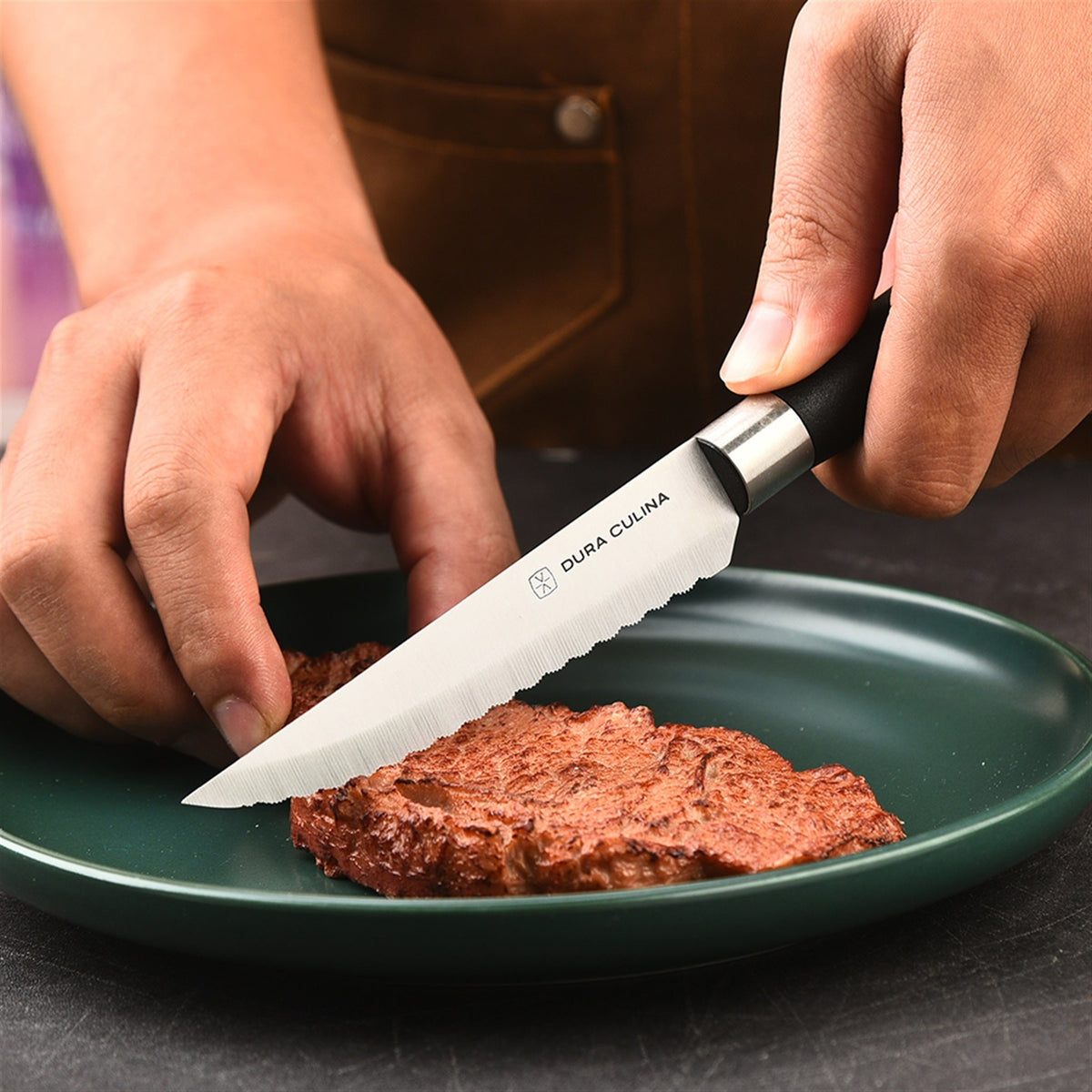 4 Piece Micro Serrated Kitchen Steak Knife Set